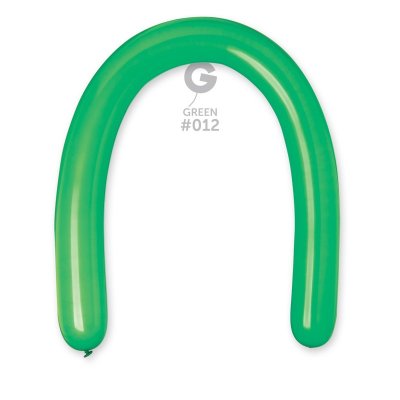 Modeling balloons thick (130cm:8cm) #012 Pastel Green (50pcs) - green.jpg