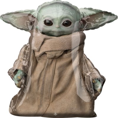 Walking baby yoda/grogu - Star Wars 78cm - foil balloon