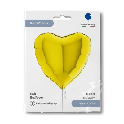 Heart - yellow (46cm,18") foil balloon - 18019Y-P-Packaged-1.jpg