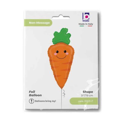 Carrot (79cm,31") foil balloon - 35529-P-Packaged.jpg