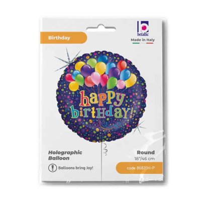 Circle - Bunch of HB 18"/46cm Foil Balloons - 86820H-P-Packaged.jpg