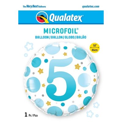 18" balloon - stars number 5 - 23118 b.jpg