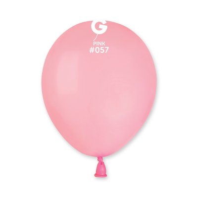 Balloons 13cm/5" #057 Pastel Bubble Pink (100pcs) - pink.jpg