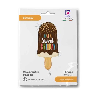 Popsicle - Have a sweet birthday (91cm,36") foil balloon - 35555H-P-Packaged.jpg