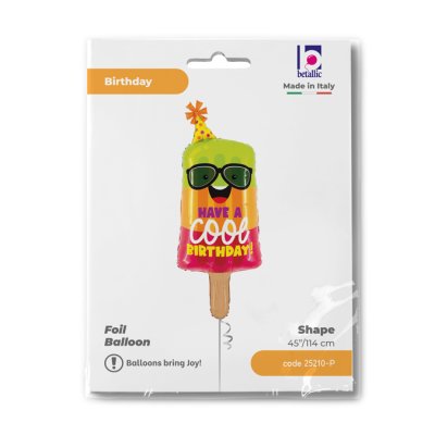 Popsicle COOL Bday (114cm,45) foil balloon - 25210-P-Packaged.jpg