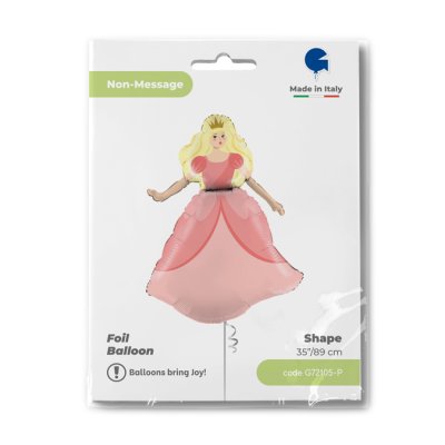 Princess (89cm,35") foil balloon - G72105-P-Packaged.jpg