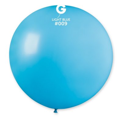 Balloon G30 #009 Pastel Light Blue (80cm, 31") - light-blue.jpg