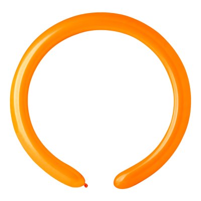 Modeling balloon small #004 orange (100 pcs/pack)