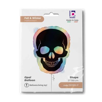Skull (69cm,27") foil balloon - 25015RH-P-Packaged-1.jpg