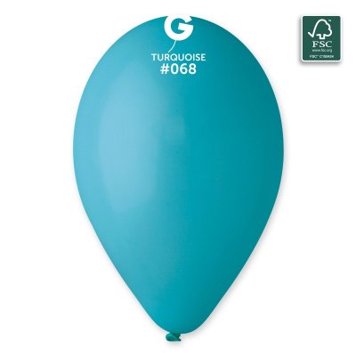 Balloon 33cm/13 \ - 100-fsc-certified-nrl-balloons-turquoise.jpg