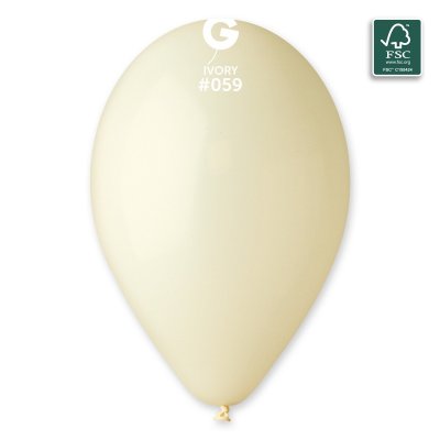 Balloon 33cm/13 \ - 100-fsc-certified-nrl-balloons-ivory.jpg