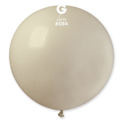 Balloon G30 #084 Pastel Latte (80cm, 31") - latte.jpg