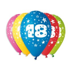 Balloons with numbers