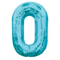 Foil balloon numbers small 35cm